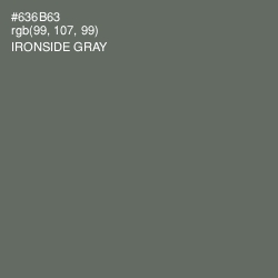 #636B63 - Ironside Gray Color Image